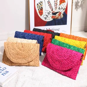 Eloise Straw Crossbody Bag