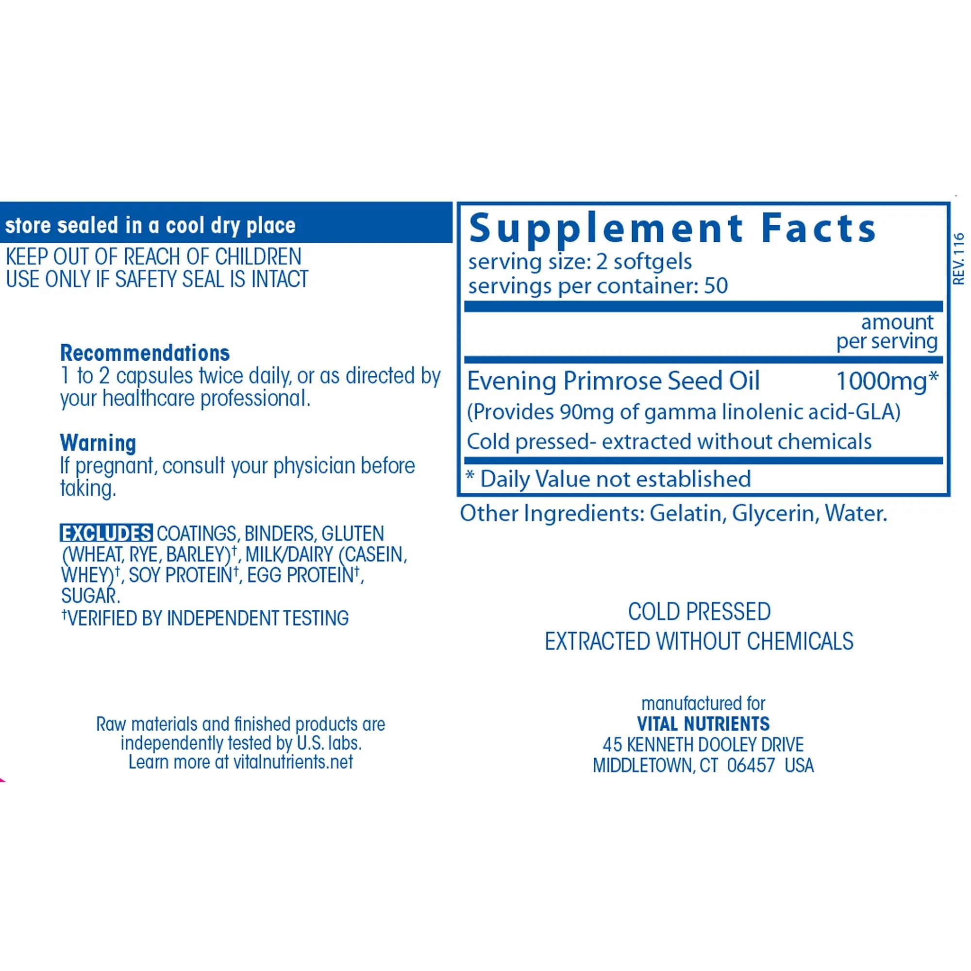 Evening Primrose 500mg