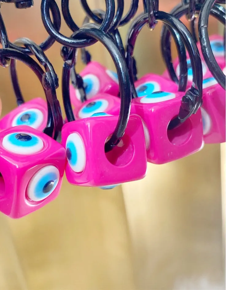 Evil Eye Cube 360 Keychain