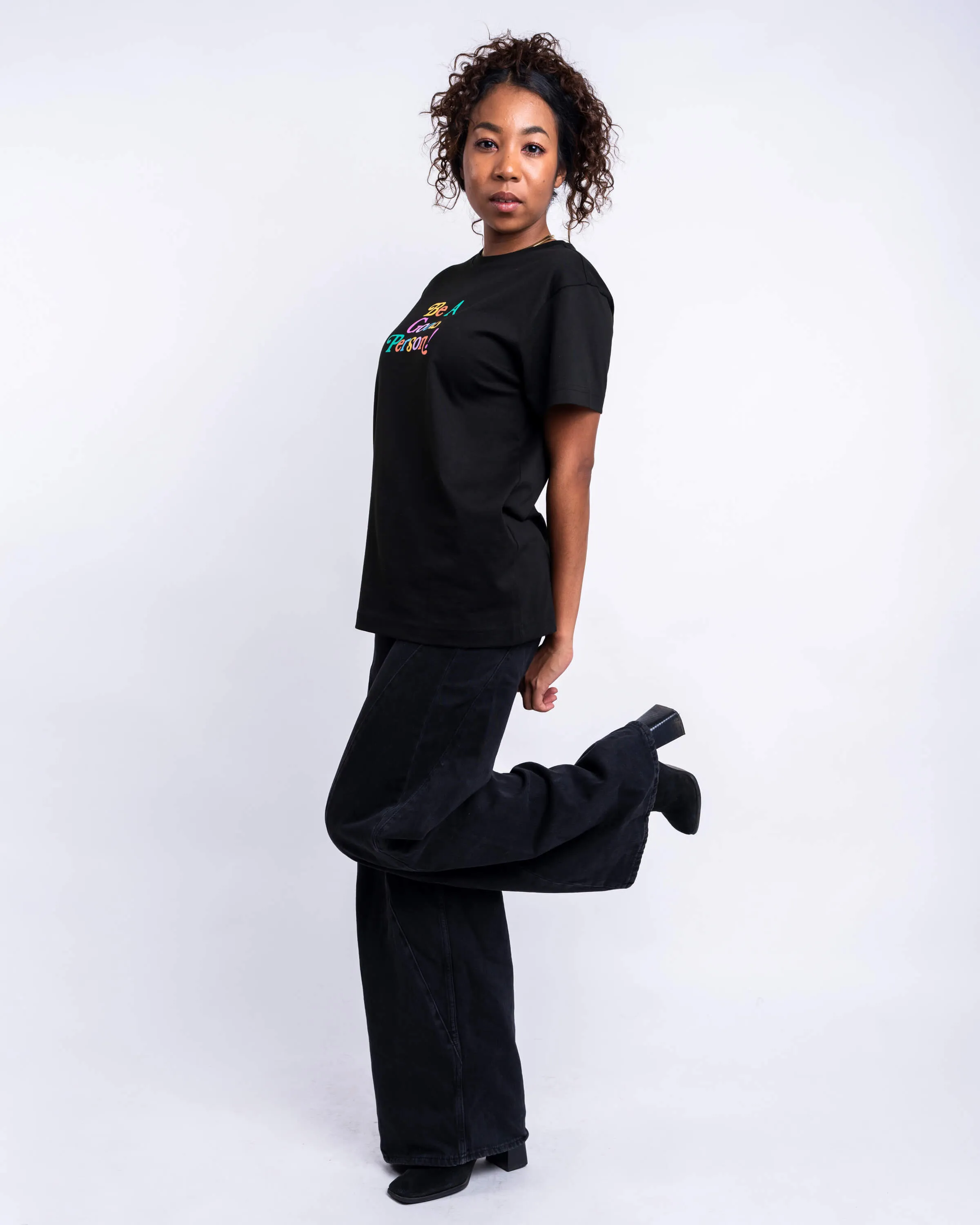 Exclamation T-Shirt - Black Color Spectrum