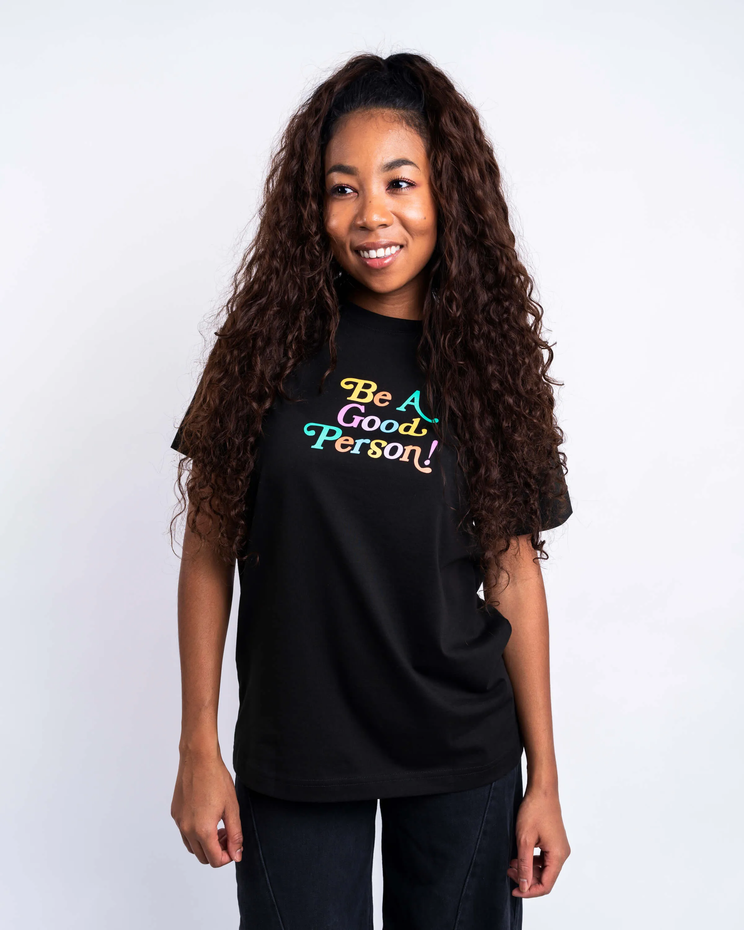 Exclamation T-Shirt - Black Color Spectrum