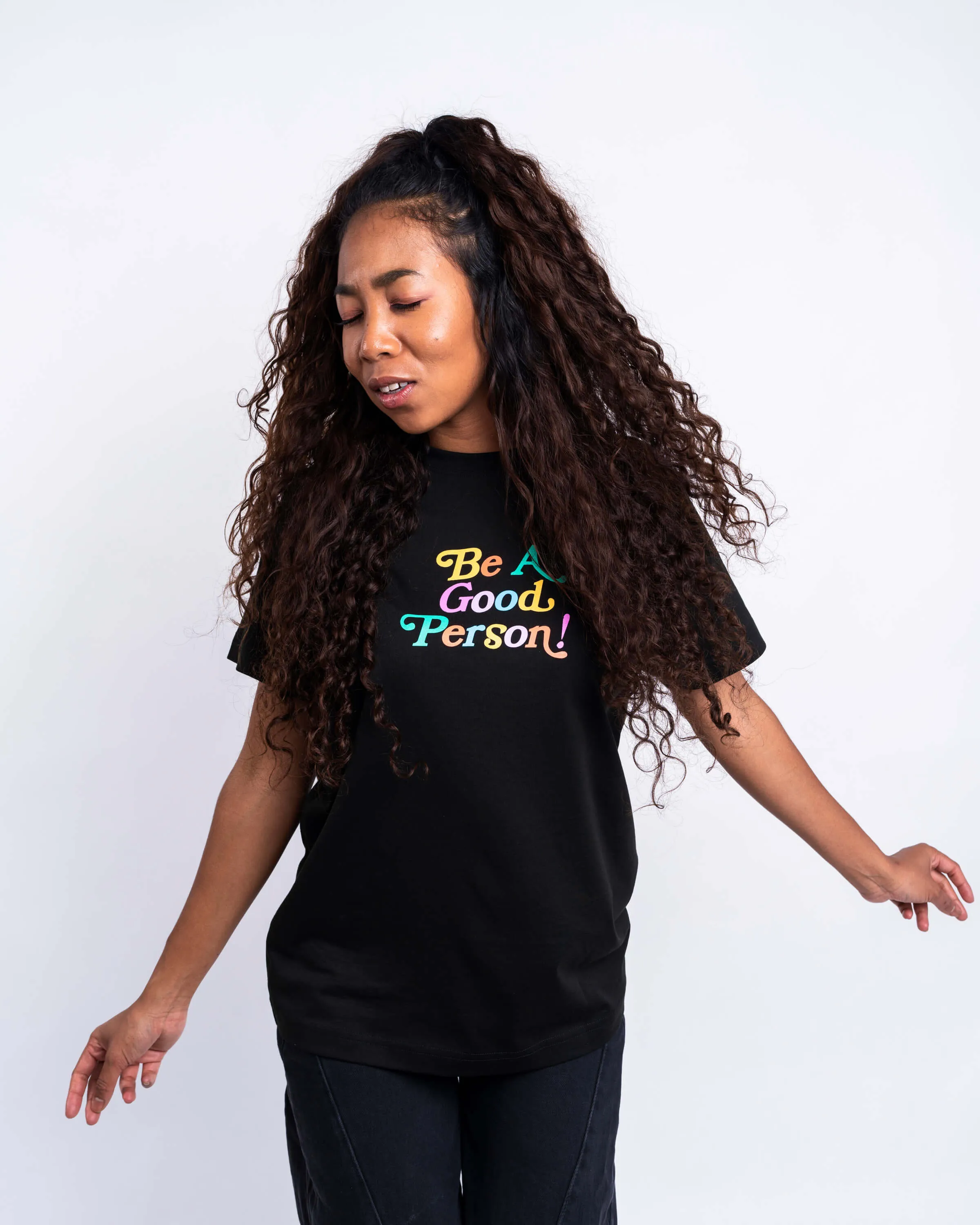 Exclamation T-Shirt - Black Color Spectrum