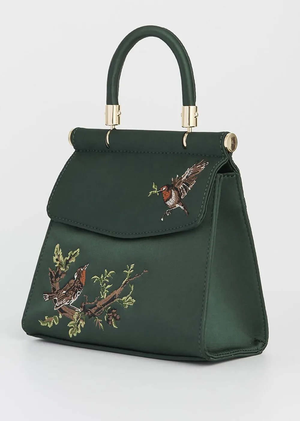 Fable England Robin Love Bag Green