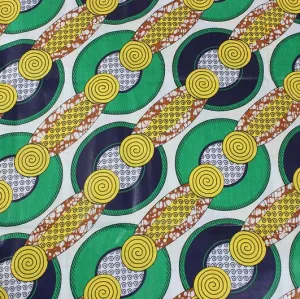 Fabric Bolt - Green Links - 12 Yards