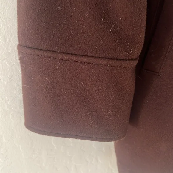 Faconnable brown wool coat size L