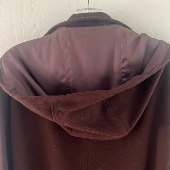 Faconnable brown wool coat size L