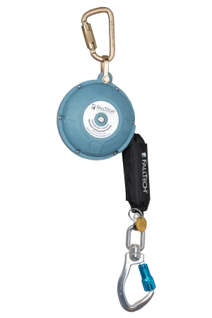 FallTech 7276BWR 20' Contractor Web SRL with Swivel Aluminum Carabiner