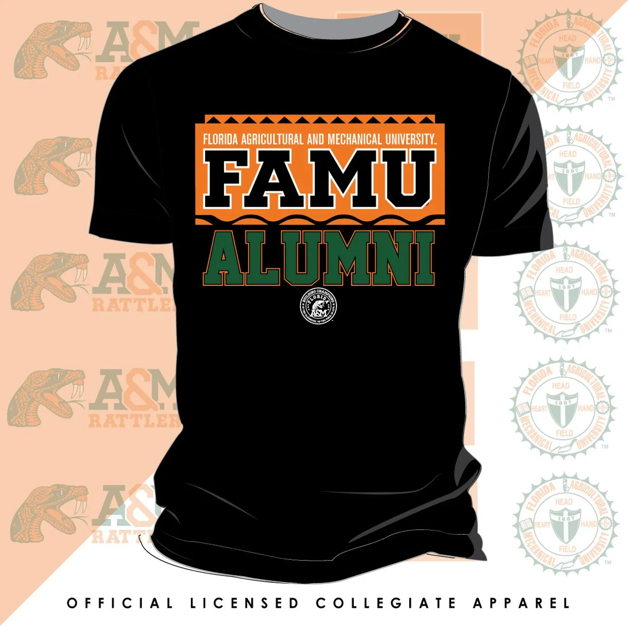 FAMU | 90s ALUMNI Black Unisex Tees (**)
