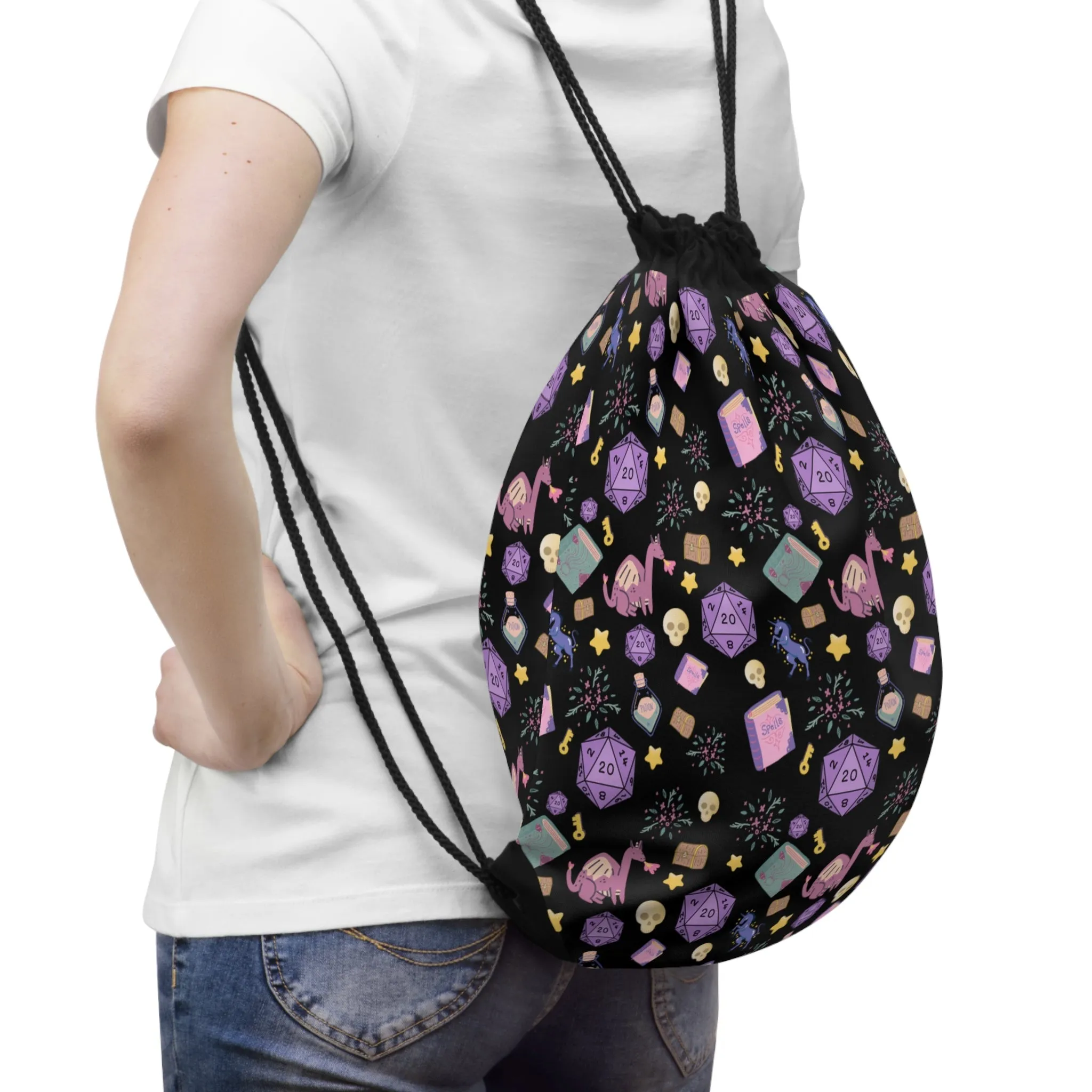 Fantasy Forever Drawstring Bag