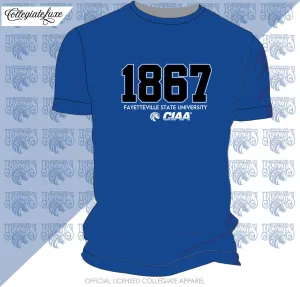 Fayetteville State | EST. Royal Blue Unisex Tee