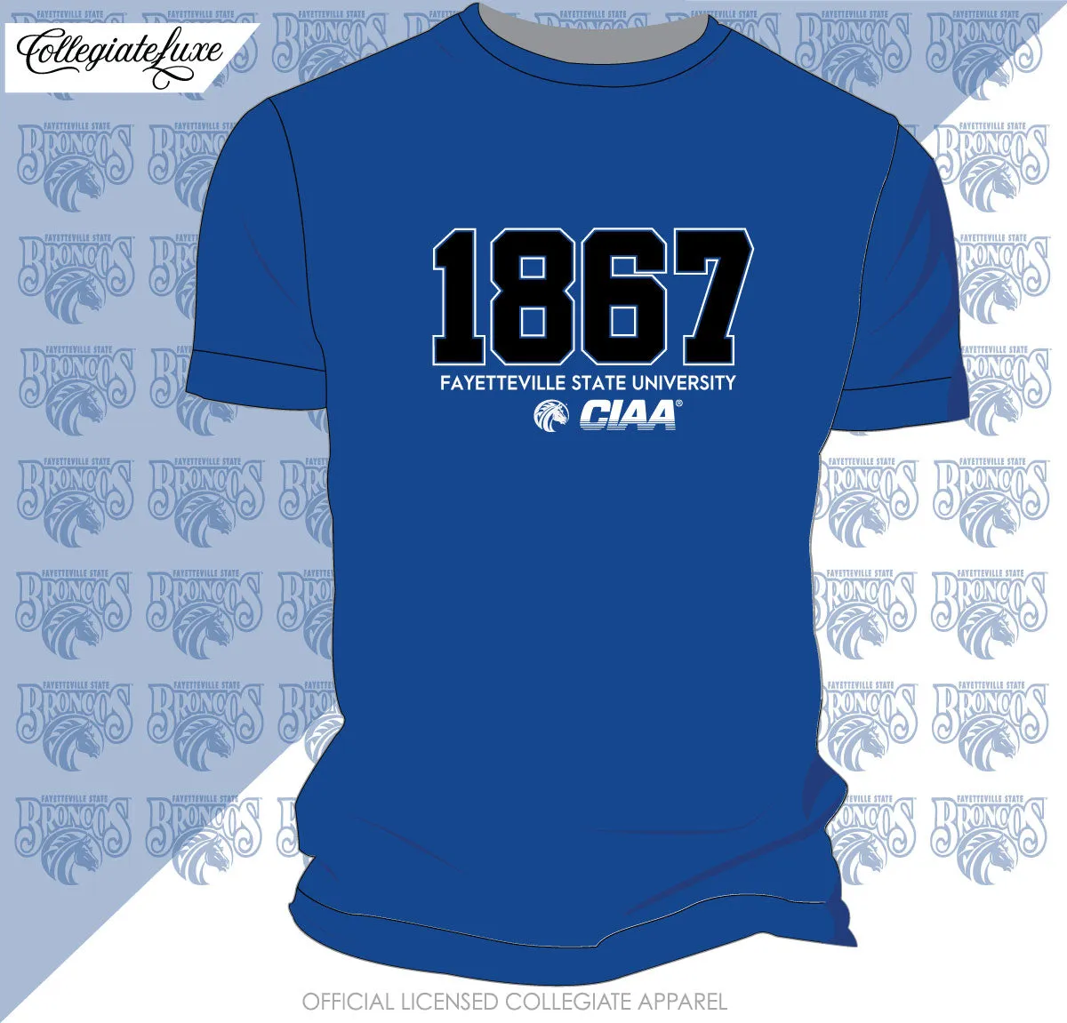 Fayetteville State | EST. Royal Blue Unisex Tee