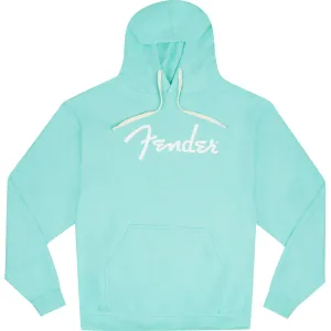 Fender® Spaghetti Logo Hoodie, Daphne Blue, M