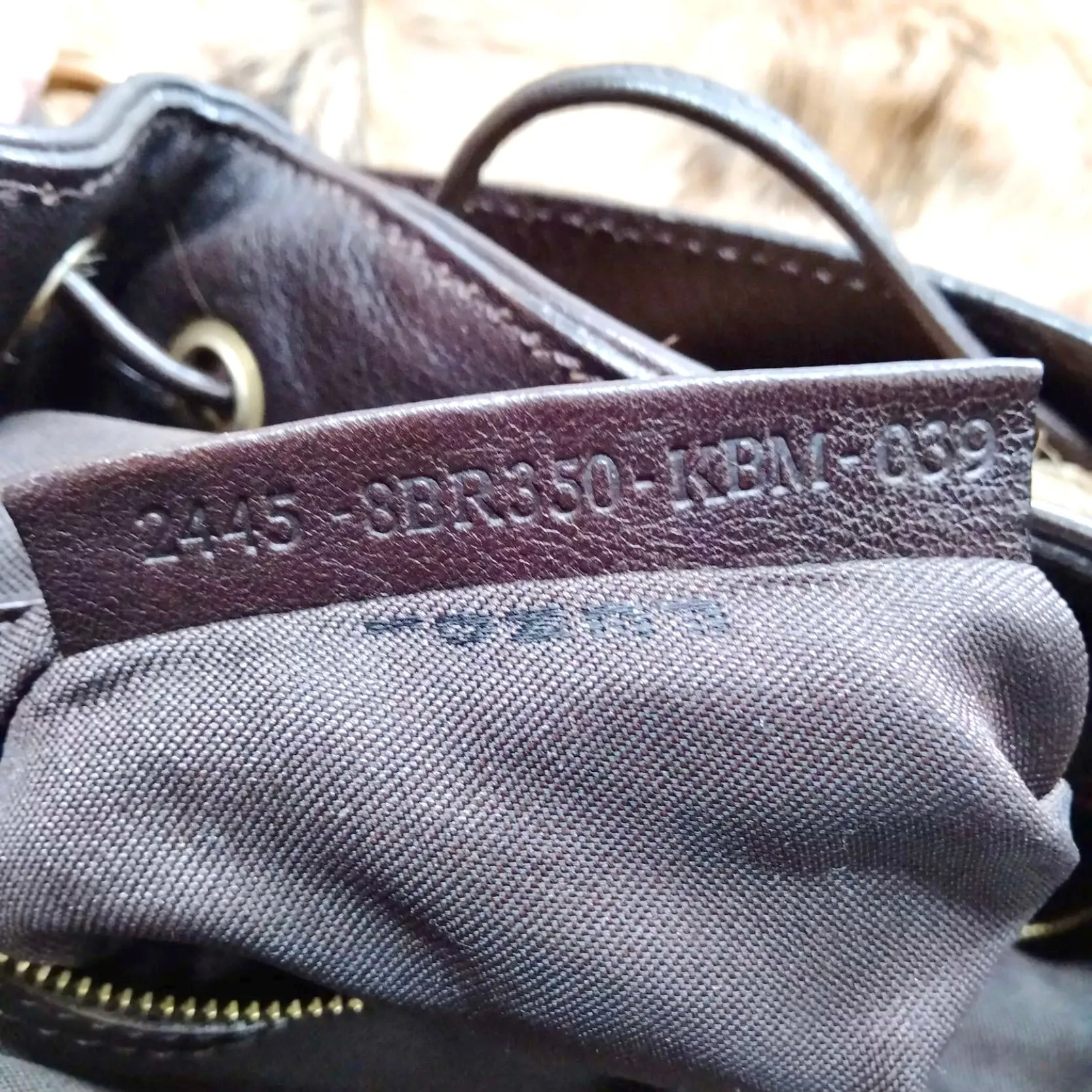 FENDI calf fur hobo handbag