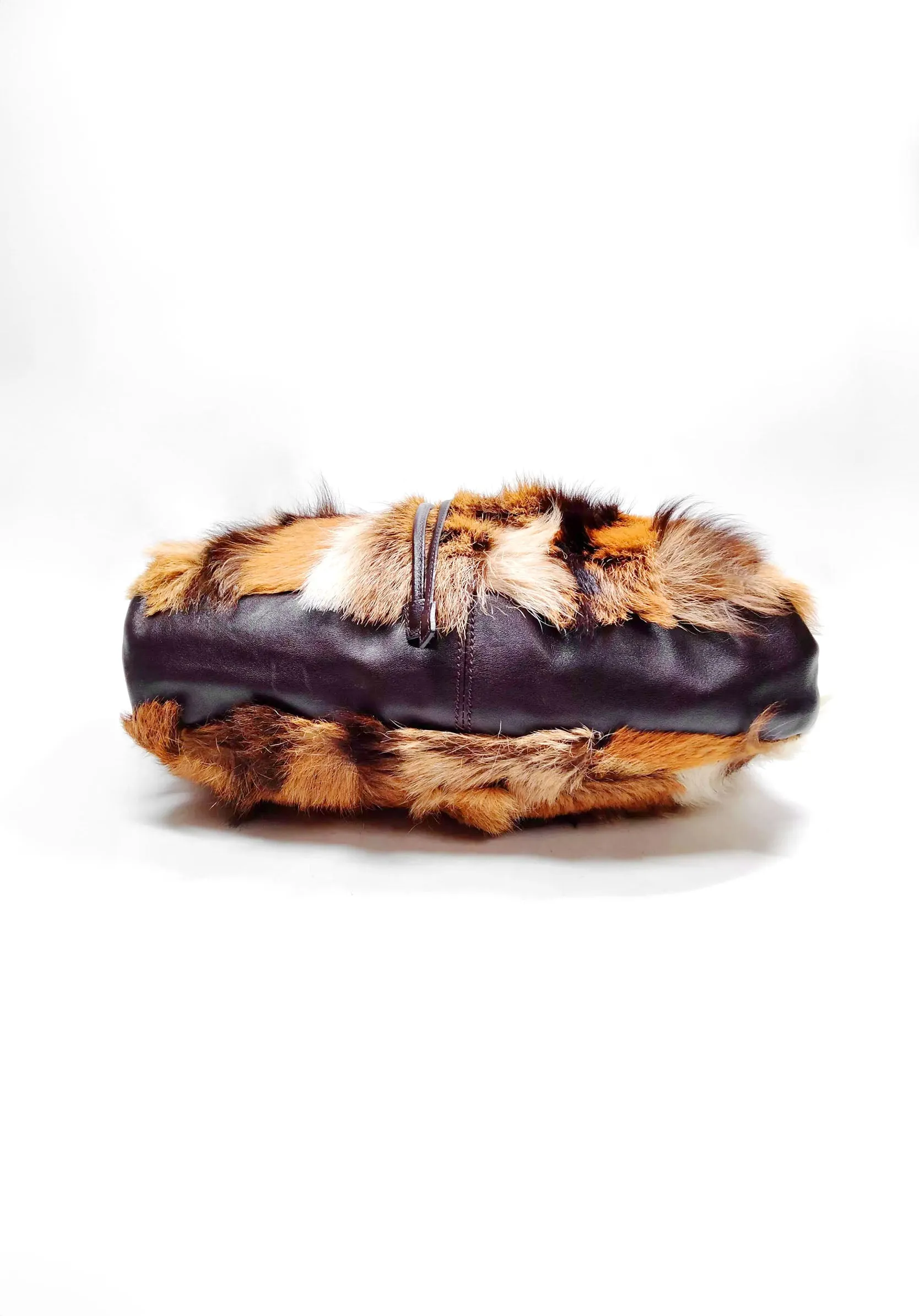 FENDI calf fur hobo handbag