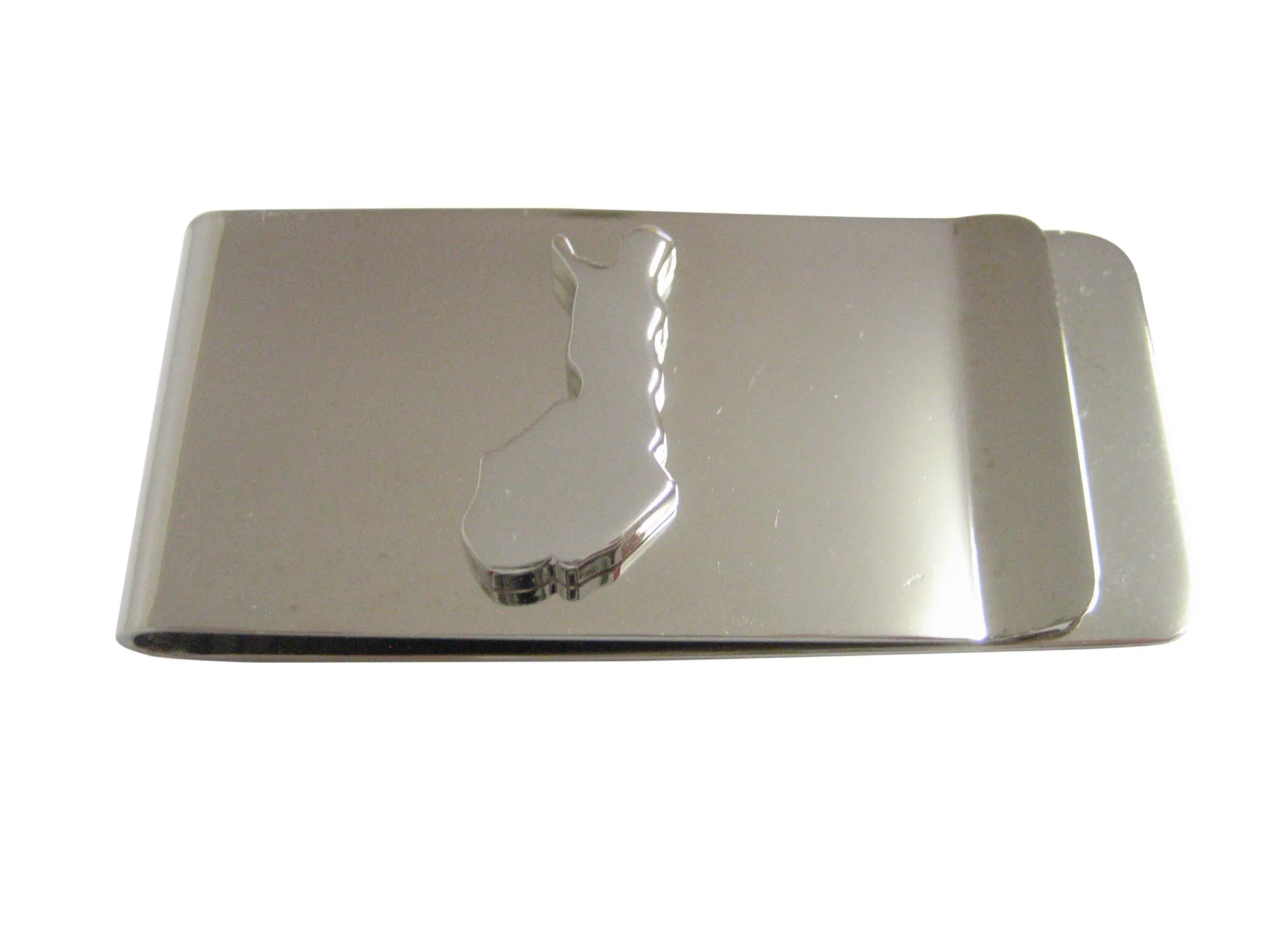 Finland Map Shape Money Clip