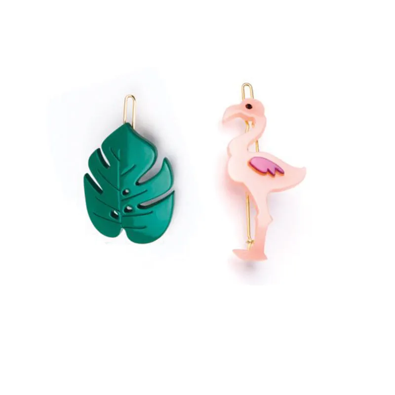 Flamingo Handmade Hair Clip