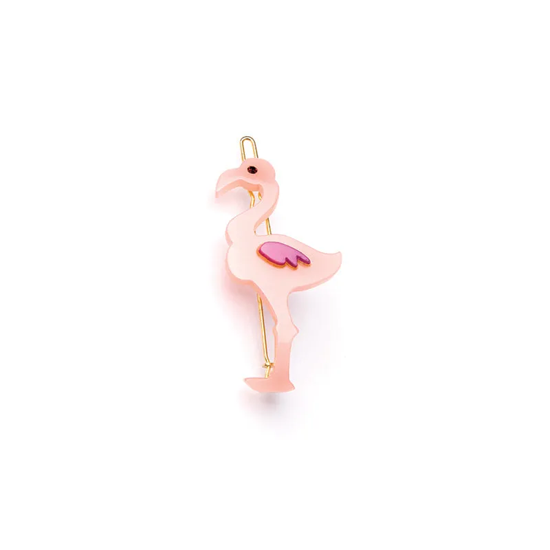 Flamingo Handmade Hair Clip