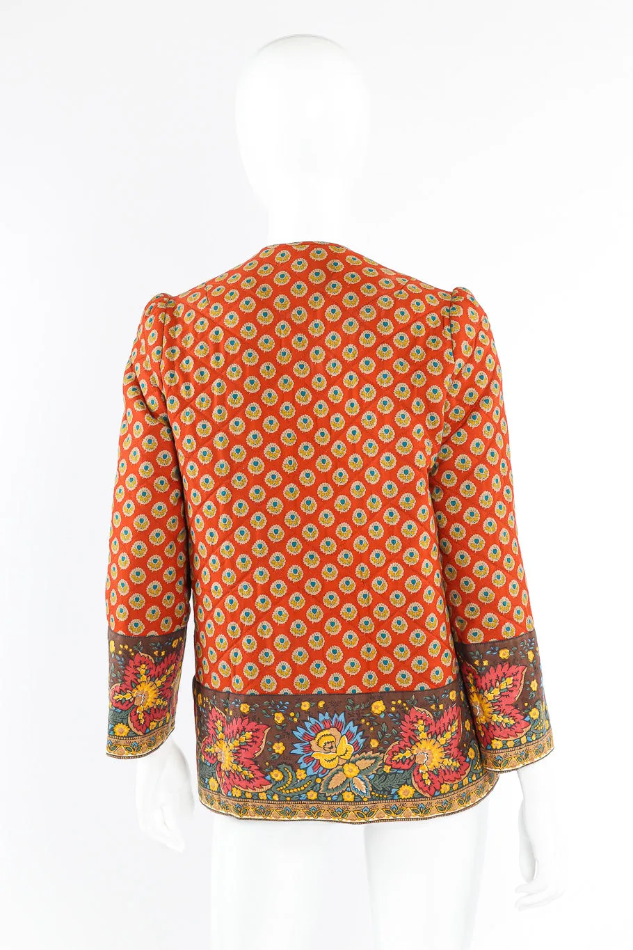 Floral Print Quilted Jacket