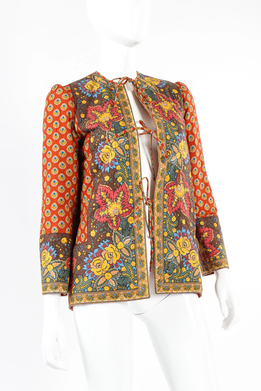 Floral Print Quilted Jacket