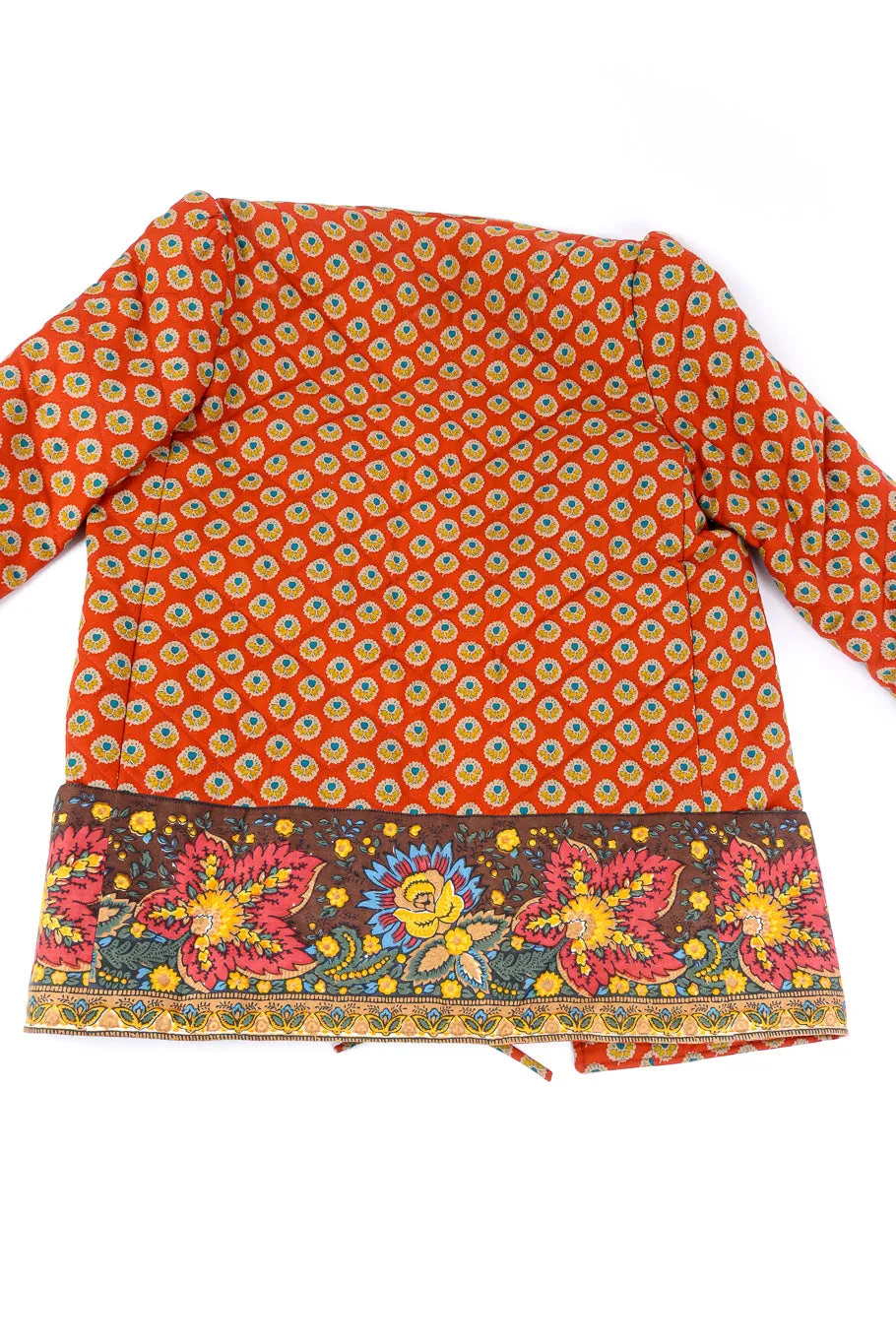 Floral Print Quilted Jacket
