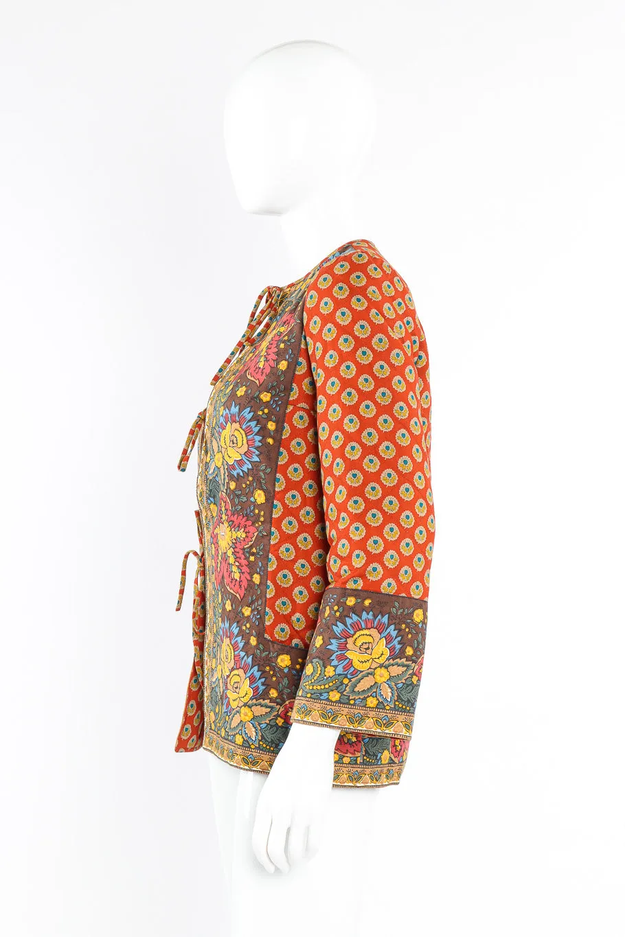 Floral Print Quilted Jacket