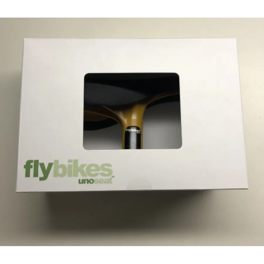 Fly Bikes Uno Seat/Post Combo - Black/Rubber