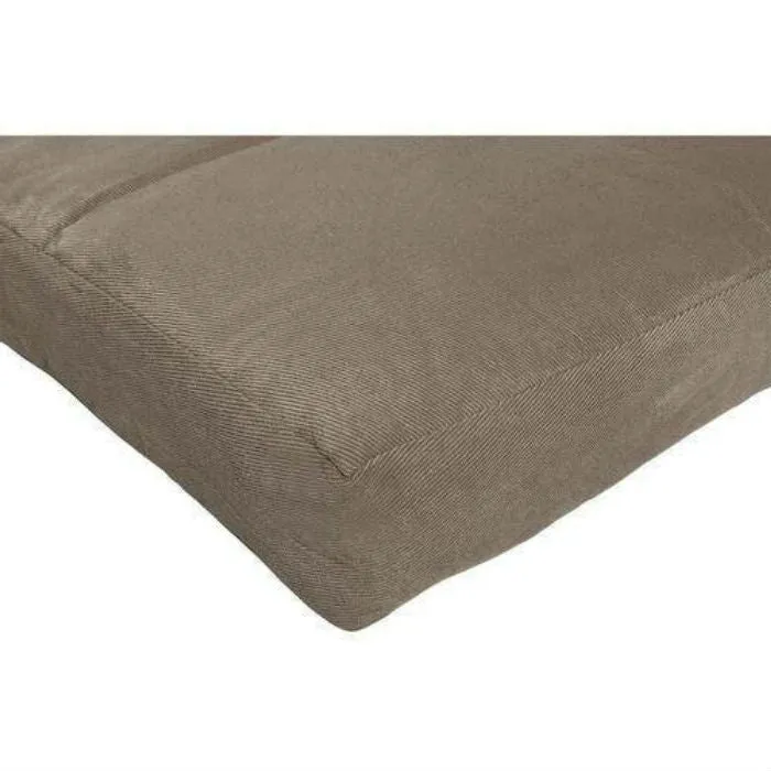 Full size 8-inch Thick Futon Mattress in Khaki Light Brown Color