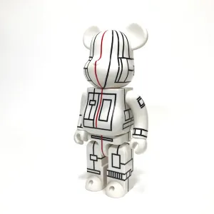 Futura x Medicom Toy World Wide Tour 400% Bearbrick White