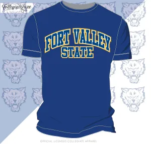 FVSU | UNIV. ARCH  Royal Blue Unisex Tees (**)