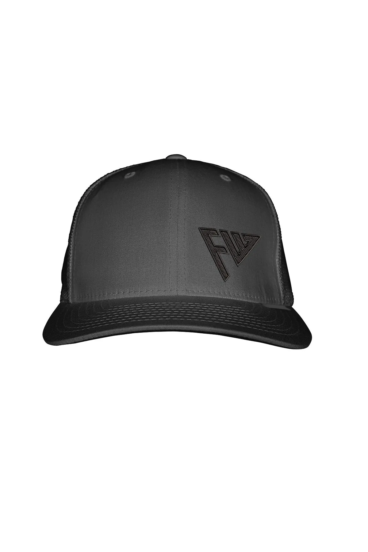 FW BLACK STITCH-STYLE™️ FABRIC BACK SNAPBACK