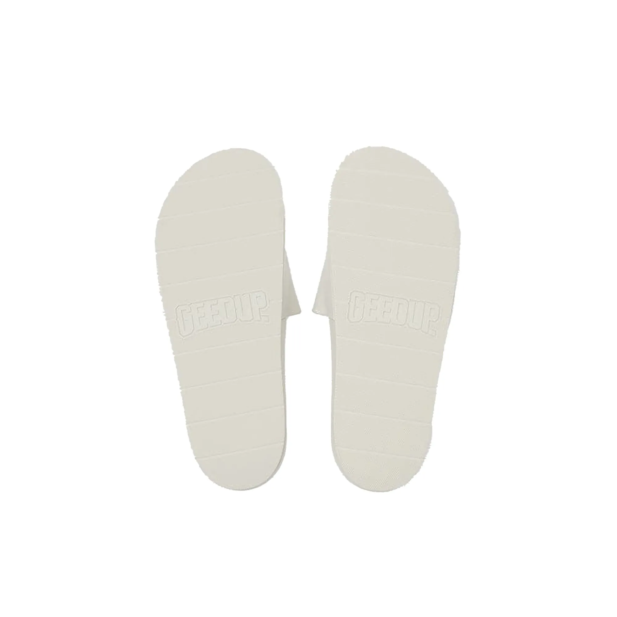 Geedup Core Logo Emboss Slides 'Bone' (2025)