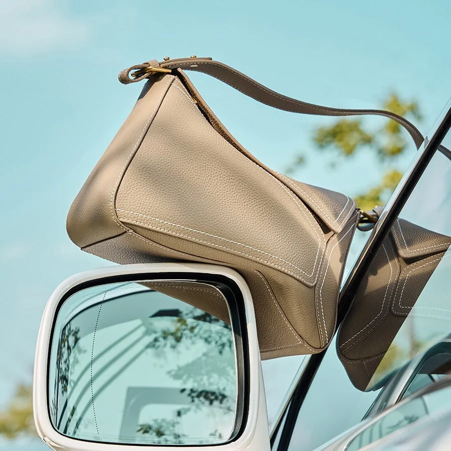 Geometric Genuine Leather Bag – Perfect Blend of Style & Function
