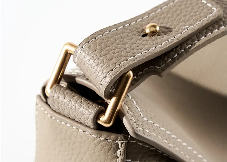 Geometric Genuine Leather Bag – Perfect Blend of Style & Function