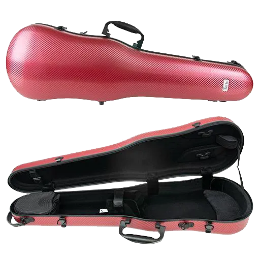 GEWA Pure Polycarbonate Shaped Violin Case 1.8kg Red