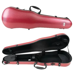 GEWA Pure Polycarbonate Shaped Violin Case 1.8kg Red