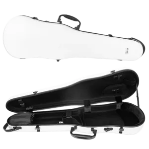 GEWA Pure Polycarbonate Shaped Violin Case 1.8kg White