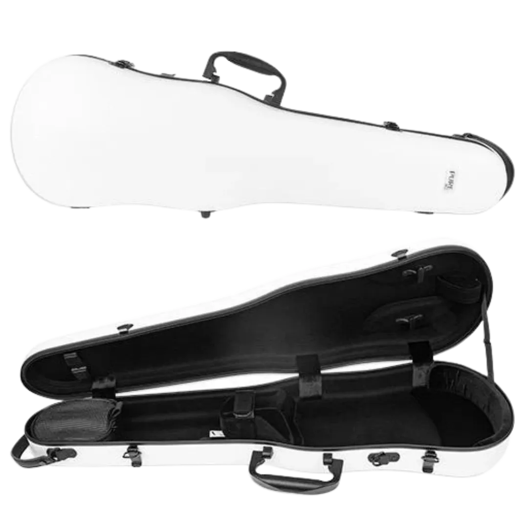 GEWA Pure Polycarbonate Shaped Violin Case 1.8kg White