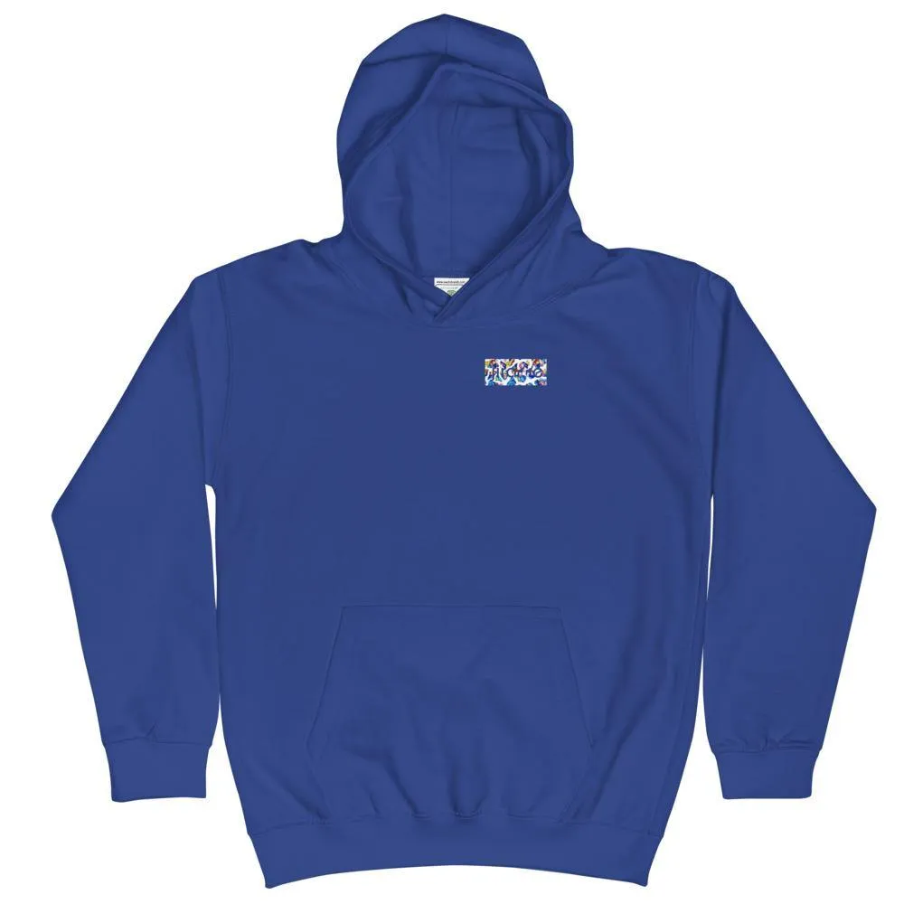 Girl's Mosaic Giraffe Hoodie