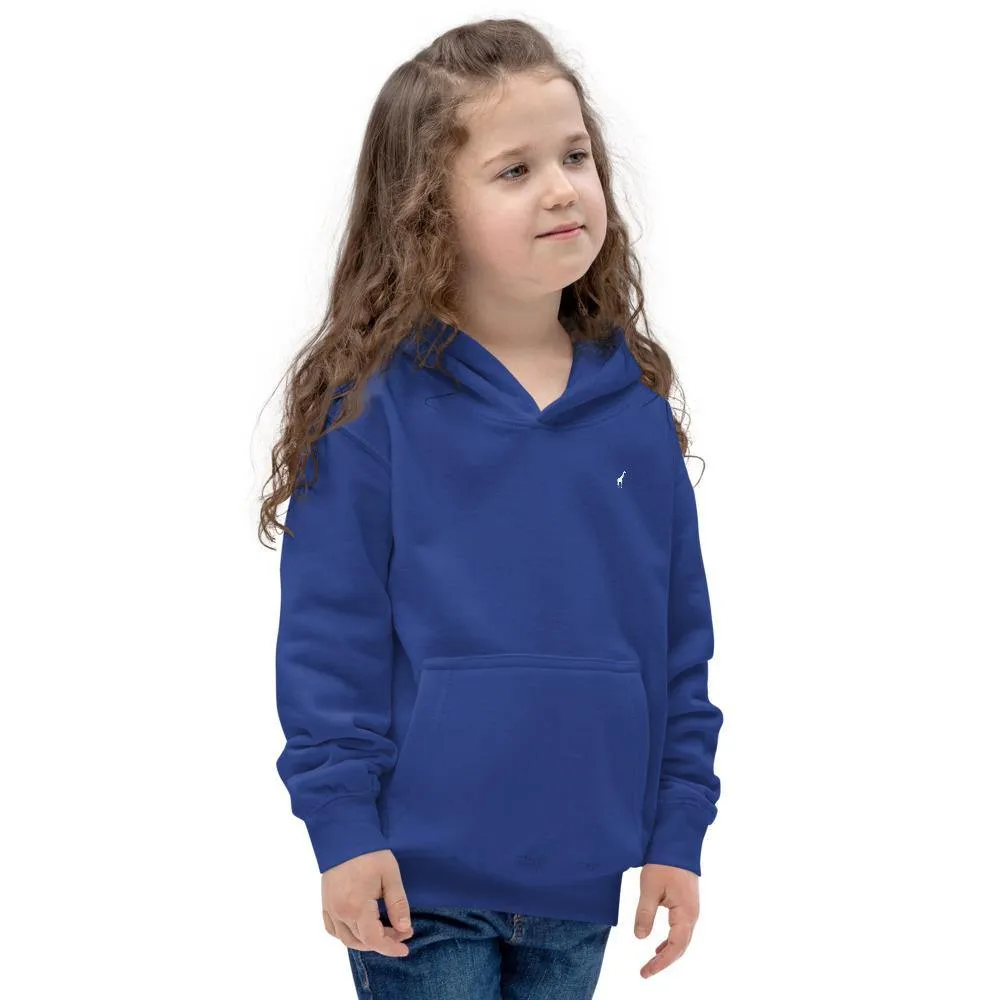 Girl's Sunglasses & Tongue Out Giraffe Hoodie
