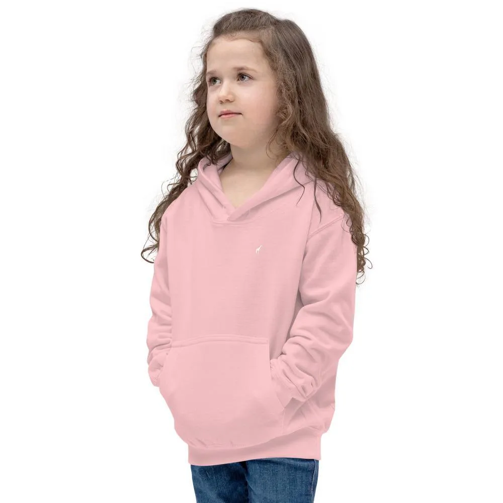 Girl's Sunglasses & Tongue Out Giraffe Hoodie