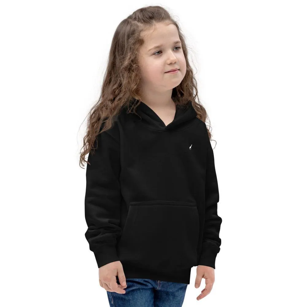 Girl's Sunglasses & Tongue Out Giraffe Hoodie