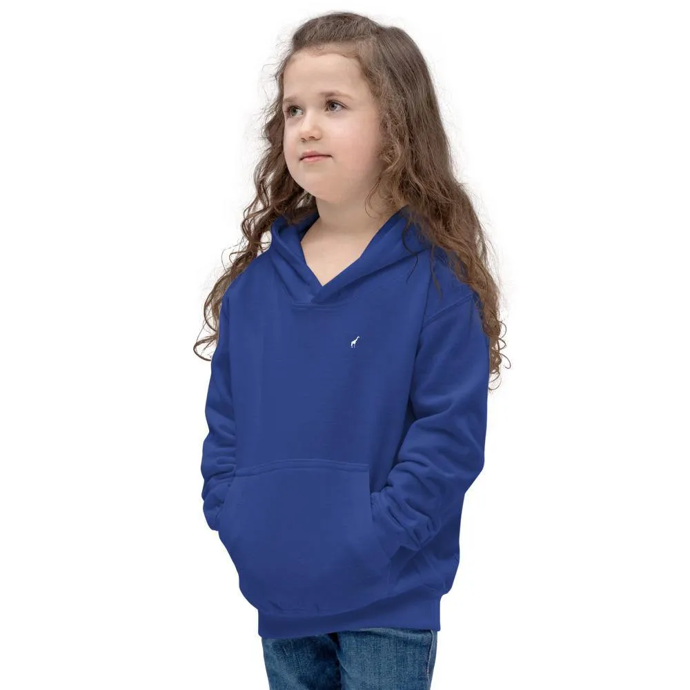 Girl's Sunglasses & Tongue Out Giraffe Hoodie