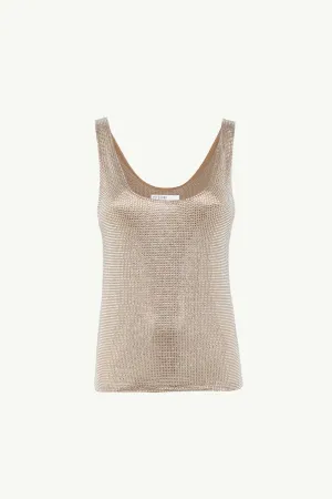 GIUSEPPE DI MORABITO Tank Top with Crystals