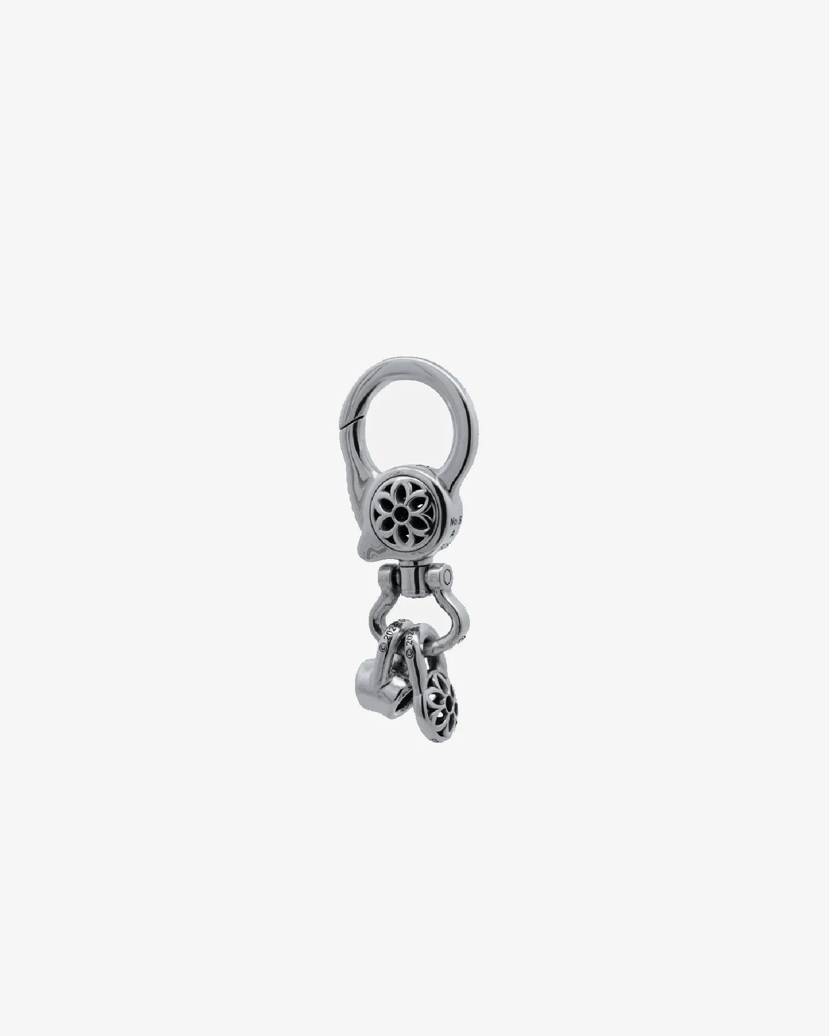 GOOD ART HLYWD Clip 8 Keychain Size A - Sterling Silver
