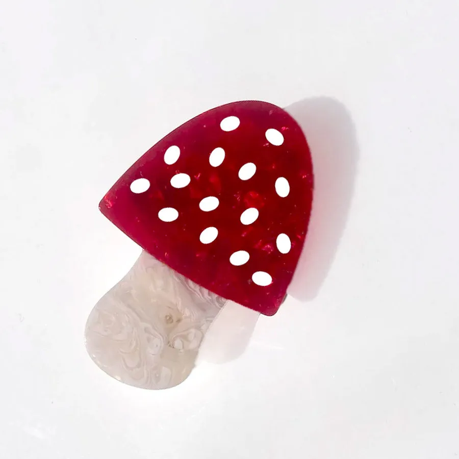 Hair Claw Clip: Mushroom