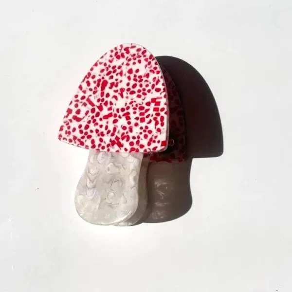 Hair Claw Clip: Mushroom