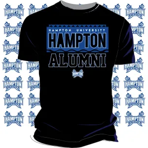 Hampton U | 90s ALUMNI Black Unisex Tees (**)