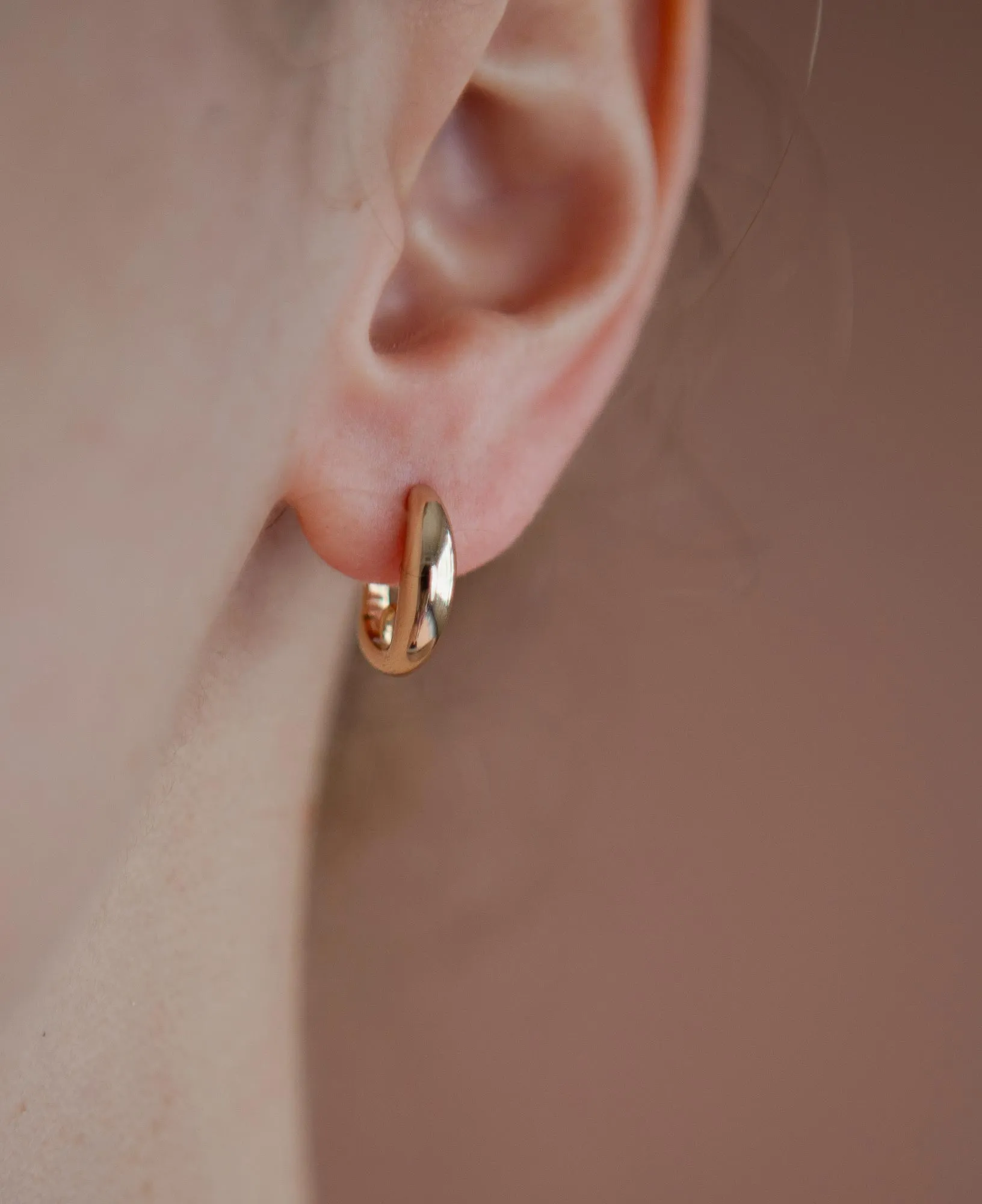 Hannah Interchangeable Gold Hoop Earrings