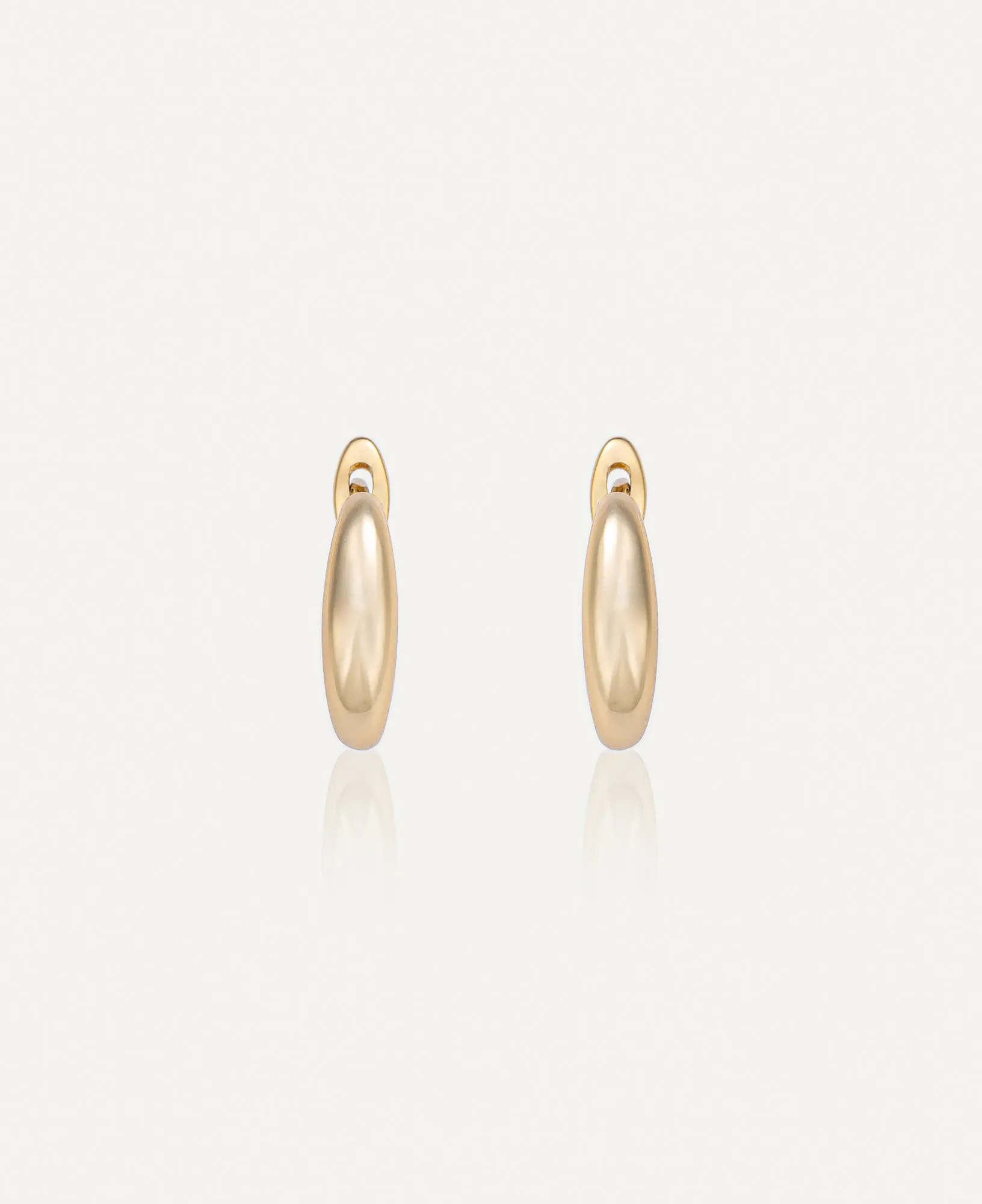 Hannah Interchangeable Gold Hoop Earrings
