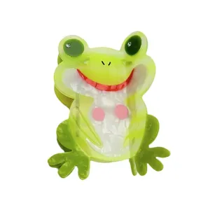 Happy Frog Hair Claw Clip